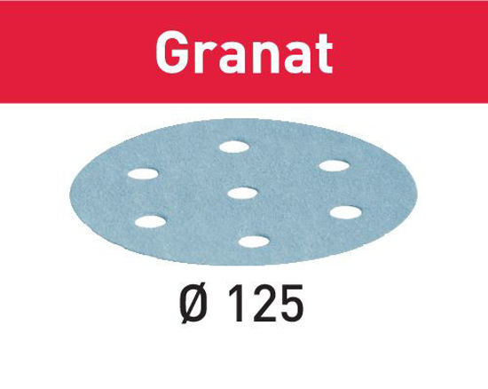 Picture of Abrasive sheet Granat STF D125/8 P60 GR/10