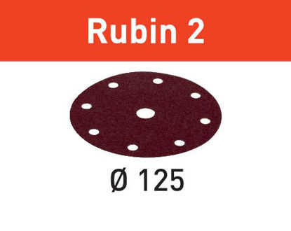 Picture of Abrasive sheet Rubin 2 STF D125/8 P40 RU2/10