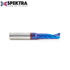 Picture of 51428-K Solid Carbide CNC Spektra™ Extreme Tool Life Coated Spiral 'O' Flute, Plastic Cutting 1/2 Dia x 1-5/8 x 1/2 Inch Shank Up-Cut Router Bit